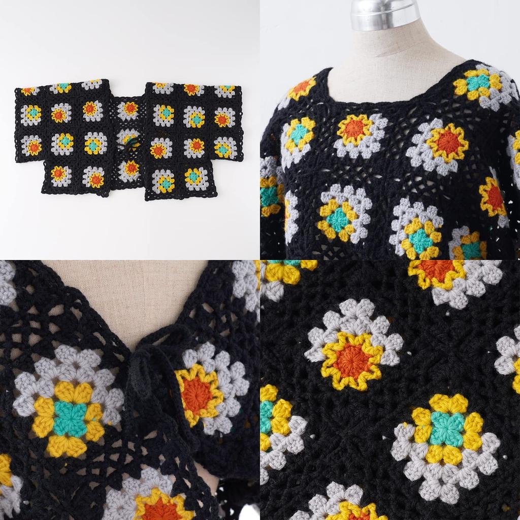 Knitting kit Bolero with motifs #7-3