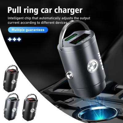 For Car Charger USB Type C PD Phone Lighter Adapter Fast Charging Accessory E30 E34 E36 E39 E46 E52 E53 E60 E61 E62 E70 E71