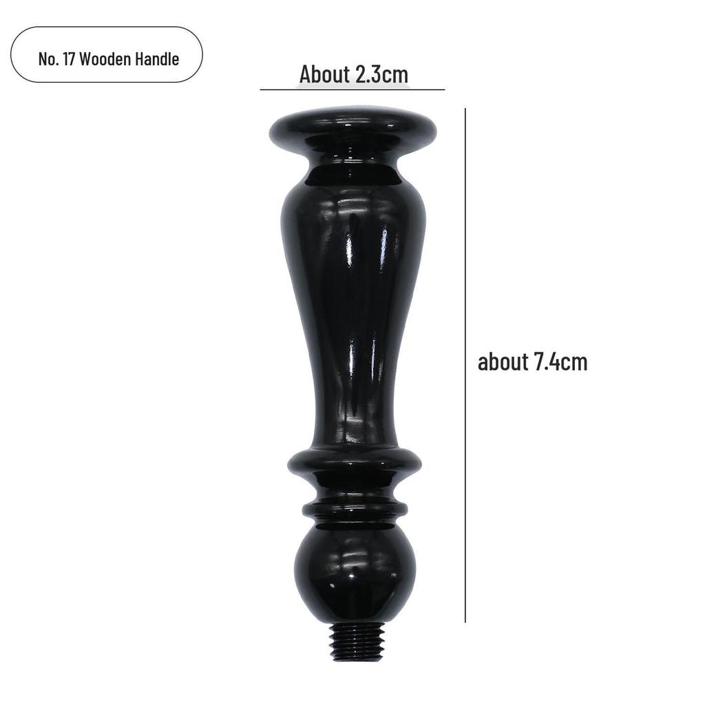 Rosewood Wax Seal Handle - Retro European Style for Envelopes