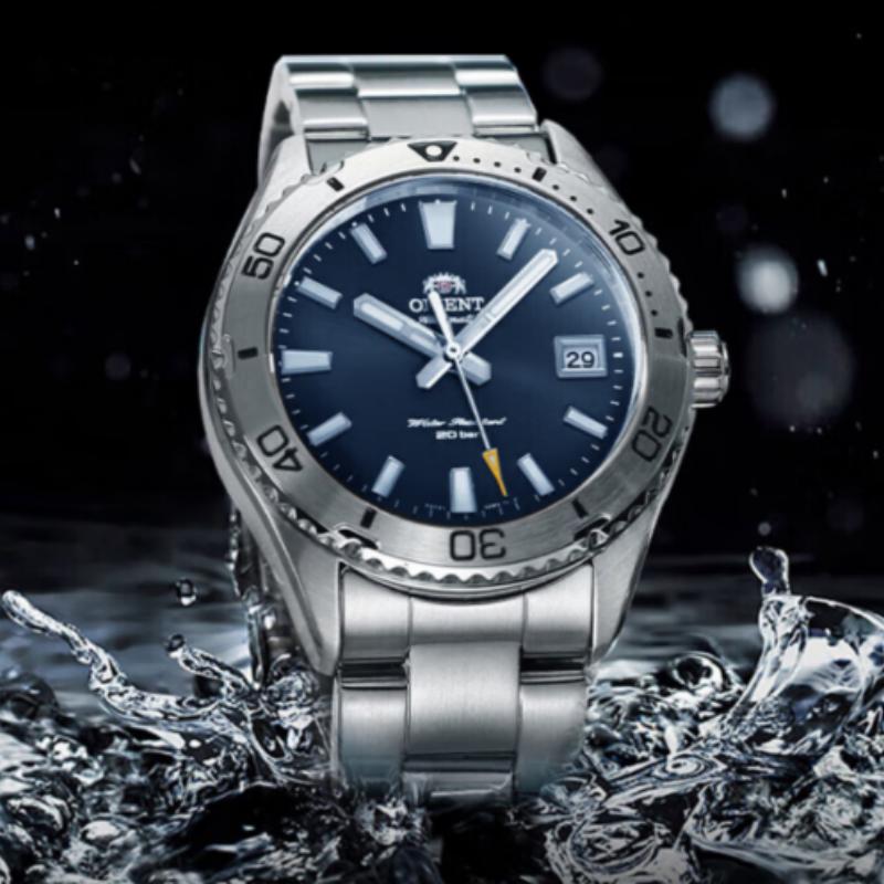 Business Automatic Silver Dial Men's Watch Metal Suitable for Friends As a Gift RA-AC0Q01B10B RA-AC0Q02L30B RA-AC0Q03S30B