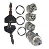 Replacement Key Ignition Switch Ignition Key Switch Replacement Ignition Switch Chrome-plated Finish Complete Lock Set
