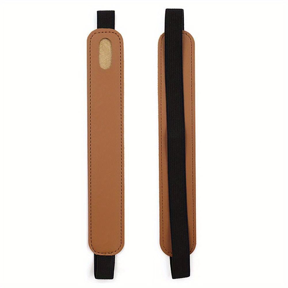 Luxury PU Leather Elastic Buckle Pencil Case for Book Notebook Pen Bag Touch Screen Pen Cover for Office Meeting Easy Carry