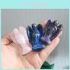 Exquisite Natural Gemstone Healing Crystal Carved Pocket Guardian Angel For Home Decor Gift