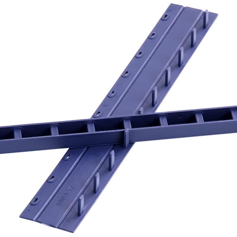 Deli 3829 10-Hole Binding Strips, Black, 25-Pack