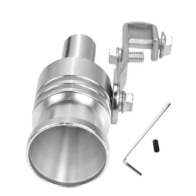 Bil turbo ljud visselpipa, aluminiumlegering allmän bil turbo rör ljuddämpare, turbo ljud avgasljuddämparrör visselpipa, ventilsimulator visselpipa