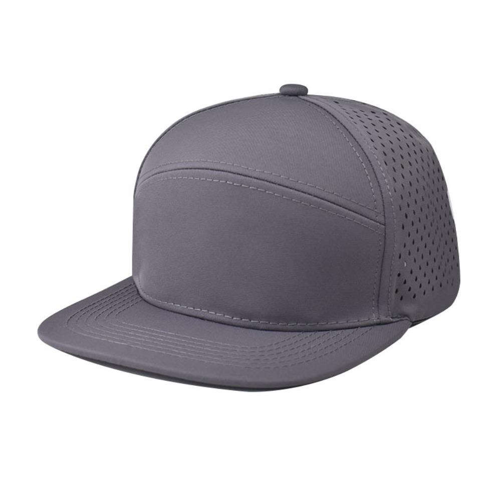 Casual Solid Color Baseball Cap Adjustable Breathable Trucker Hat Hip-Hop Hat Unisex