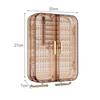 Dustproof Jewelry Box Wall Mounted Jewelry Chest Decor Jewelry Display Rack  Jewelry Storage