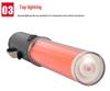 26cm LED Traffic Baton with Magnetic Hook and Warning Light for Concerts and Evacuations