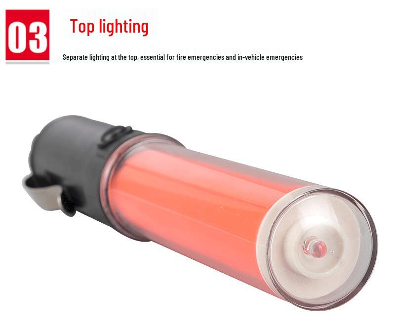 26cm LED Traffic Baton with Magnetic Hook and Warning Light for Concerts and Evacuations
