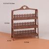 High Quality Mini 1:12 Dollhouse Furniture Multistyles Plastic DIY Miniature Shelf Bogu Empty Shelf