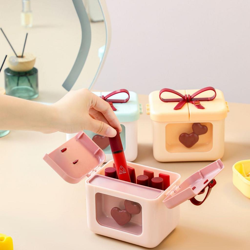 2025 New Original Desktop Lipstick Storage Box Lipstick Lip Glaze Storage Duoge Essential Oil Box Cosmetics