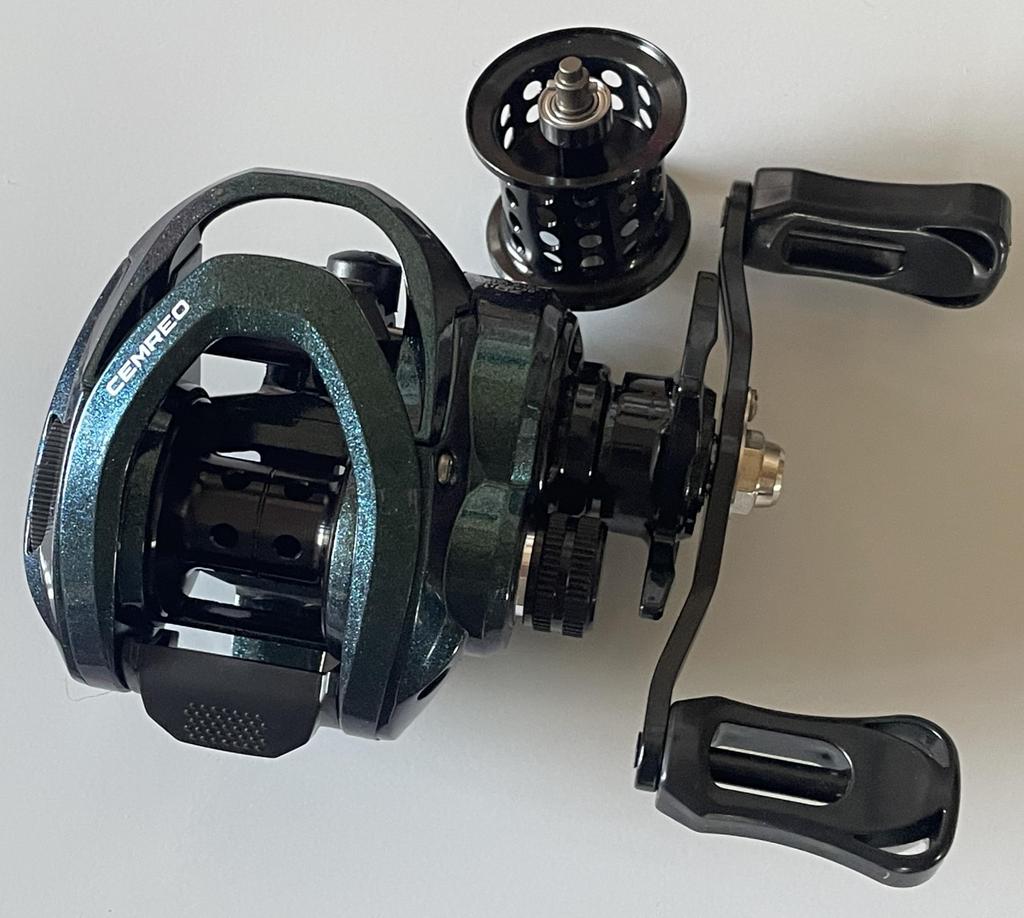 CEMREO RS Lightweight 155g Baitcasting Reel with Finesse BFS Spool, (Right-Handed)