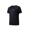 Champion Mens Short Sleeve Knitted Shirt Summer T-Shirt Men Tops Basic-Black 152620150-2