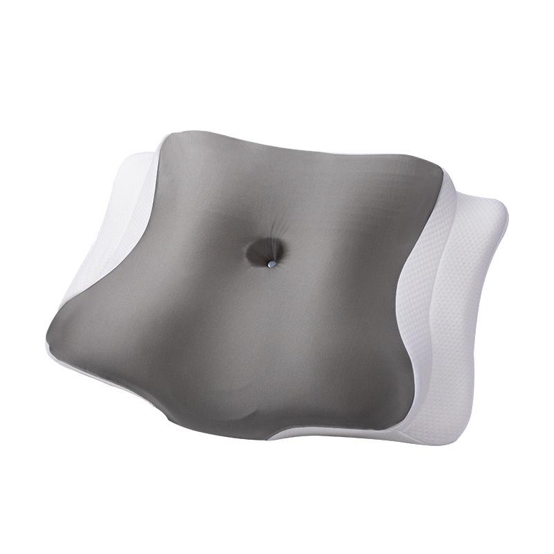 Butterfly-Shaped Memory Foam Neck Pillow: Ergonomic Zoned Support for Supine and Side Sleep Positions