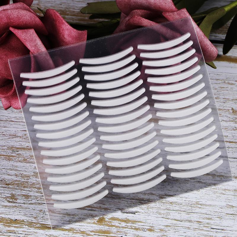 Matte Invisible Olive Shape Eyelid Tape - 24 Count, Skin Tone, Breathable with Holes and Strong Adhesion