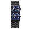 Fashionable Steel Band Couple Bracelet Watch LED Lighting Electronic Wristwatch (#1)