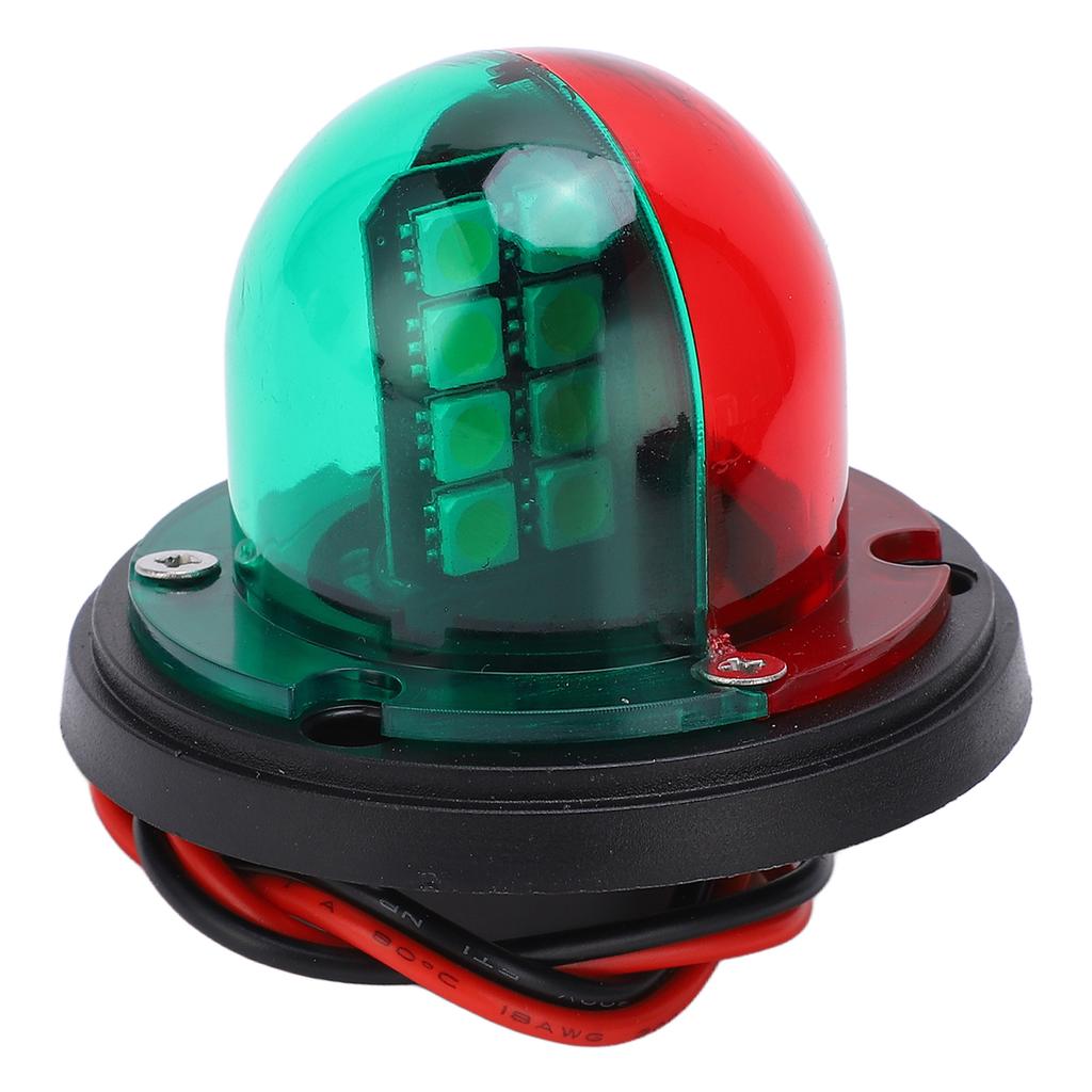 12V Boat Marine LED Navigation Lights Red Green Boat Lights Marine Sailing Signal Lamp for Ship