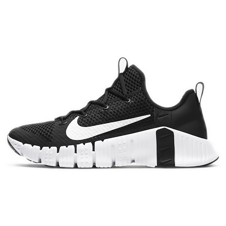 

Черные кроссовки унисекс Nike Free Metcon 3 белые CJ0861-010