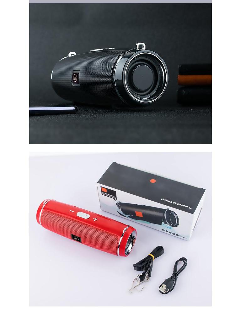 MINI2+ Portable Bluetooth Speaker with Card Slot and Super Bass for Outdoors