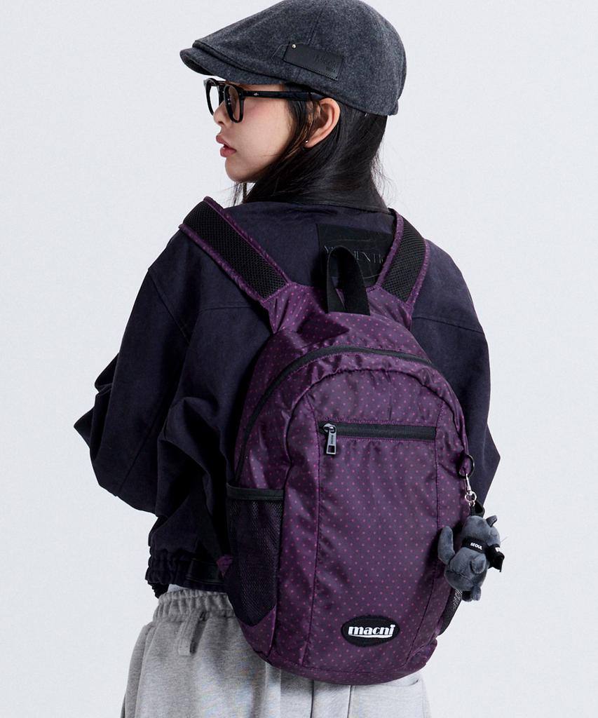 Macni Aero Backpack Dot Purple