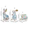 Easter Rabbit Garden Statue for Thanksgiving Day Micro Landscape Decoration Gift