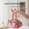 Large Capacity Drawstring Makeup Bag Portable Wear-Resistant Travel Toiletry Organizer for Travel Daily Use