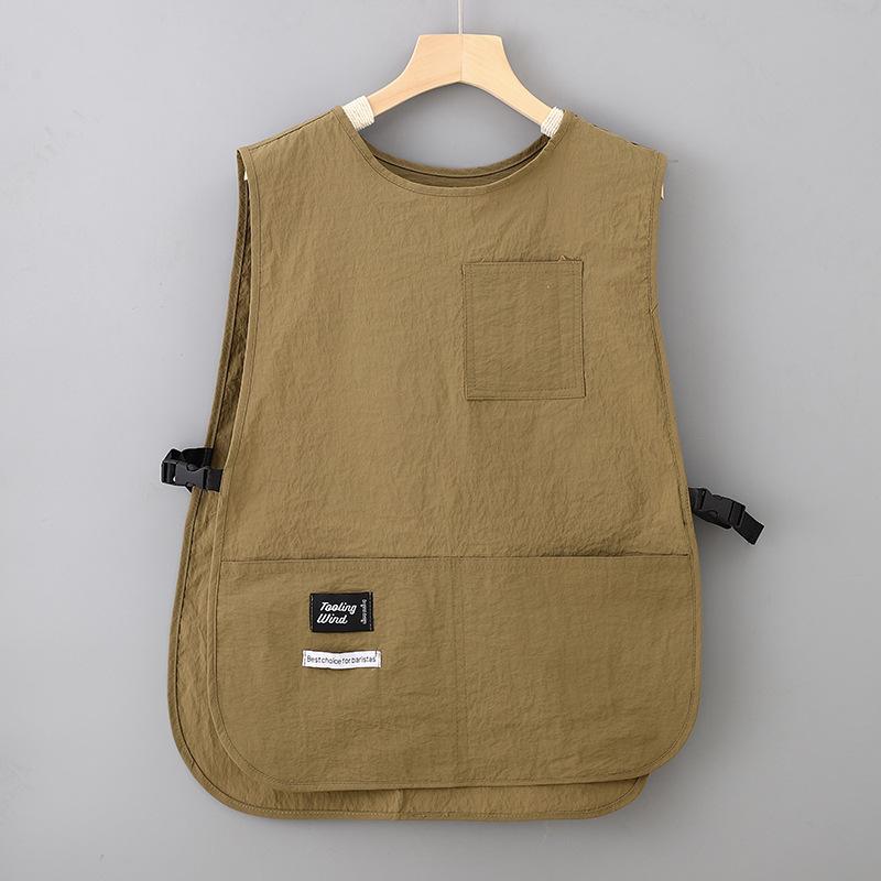 Wasserdichte, fleckenabweisende Schürze im japanischen Stil für Backen, Catering und Nageldesigner