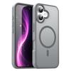 iPhone 16 Plus Magsafe Phone Case,Translucent Matte Shockproof Magnetic Phone Cover for iPhone 16 Plus