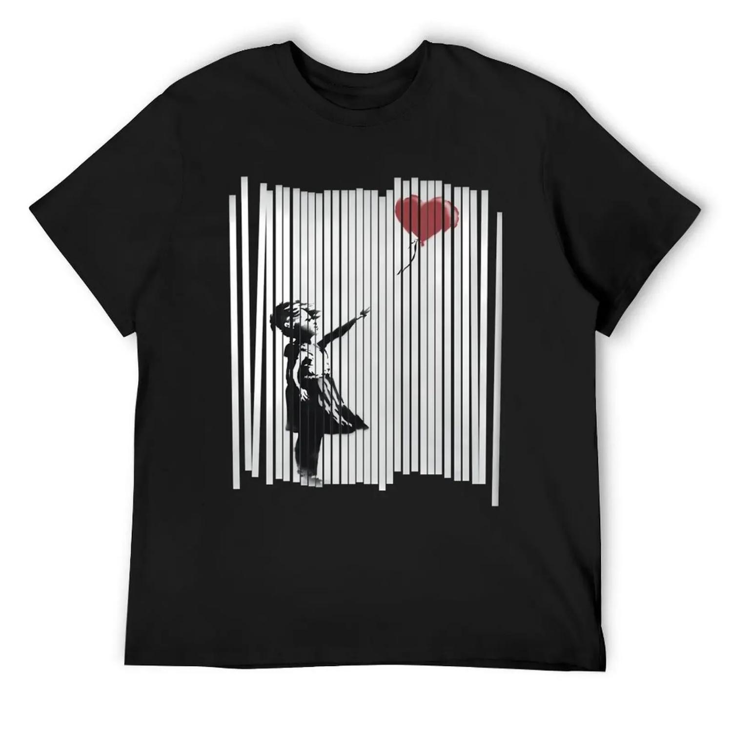 Hey I Fixed It Banksy Shredded Balloon Girl T-Shirt Man t-shirt customs mens graphic t-shirts funny S