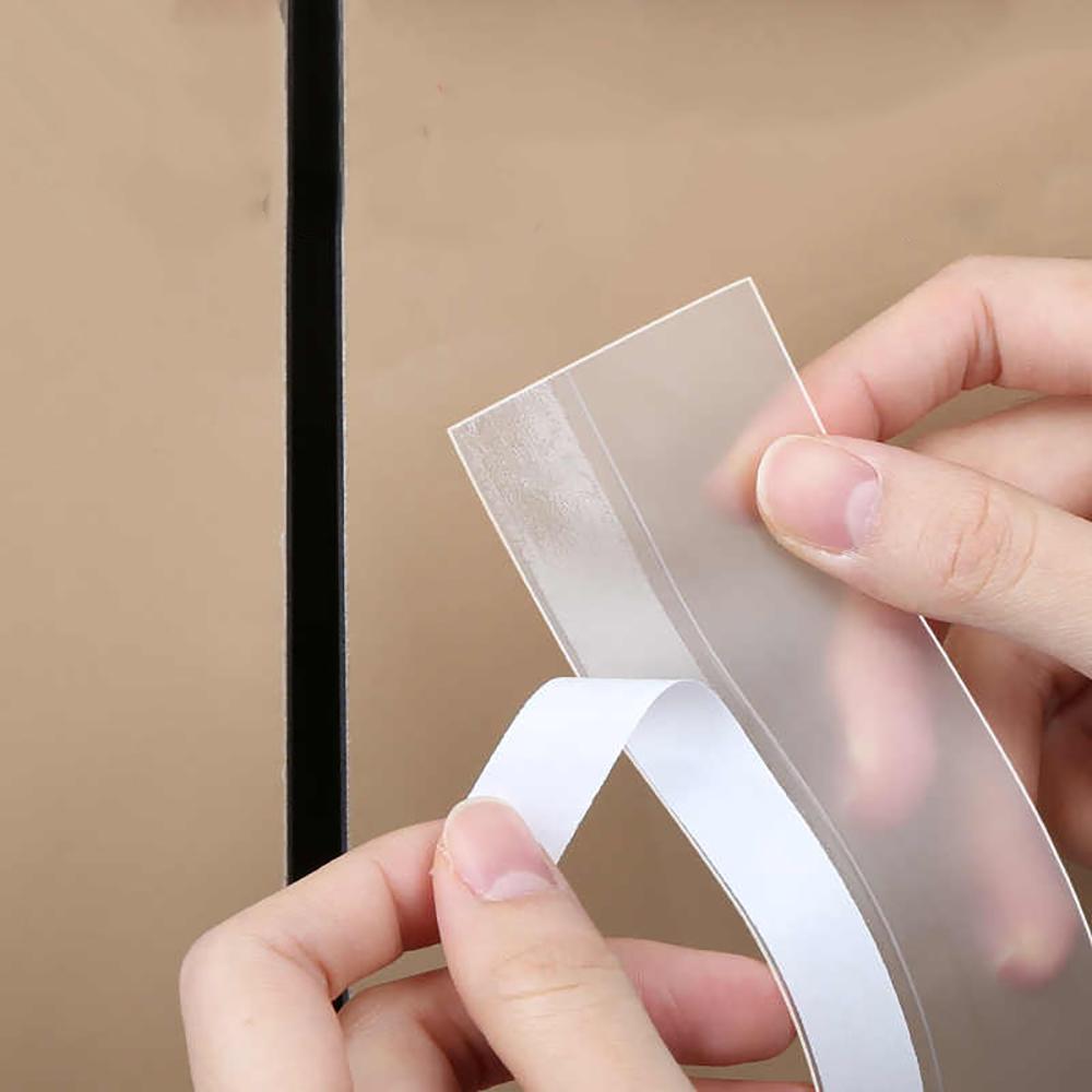 Sealing Strip Width 25/35/45mm Self-Adhesive Cabinet Door Dust-Proof Tape Glass Wardrobe Windshield Filling Sealing Strip