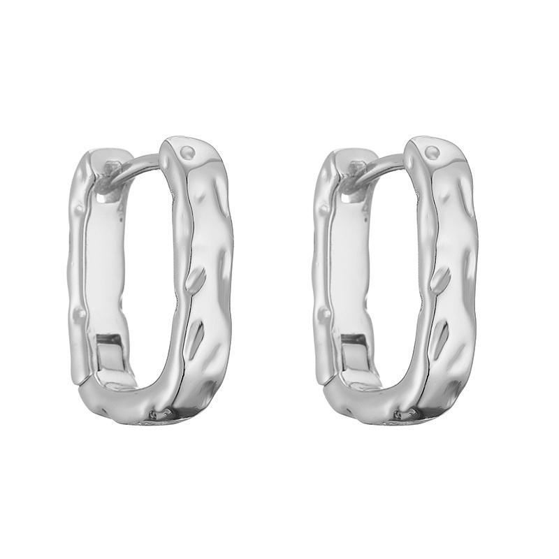 

HECHENG,Golden Color Smooth Round Chunky Open Hoop Earrings for Women Trendy Hollow Thick Ball Earrings Fashion Zircon Gift
