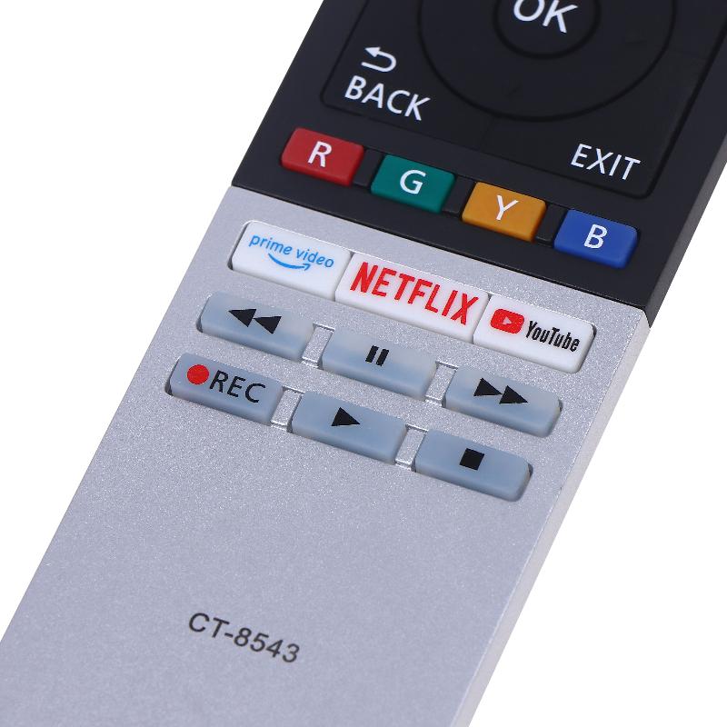 1 Stück Für Toshiba Smart TV Ct-8543 Fernbedienung 40L2863Dg 32L3963Da 32L3863Dg 32W2863Dg 49L2863Dg 49T6863Da 55U6863Da 55V5863Dg