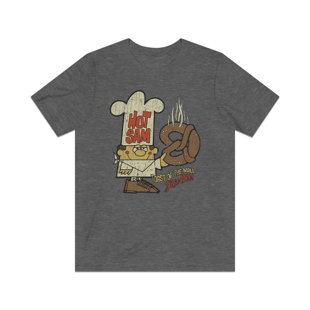 Hot Sam Pretzels 1966 Vintage Men s T shirt L
