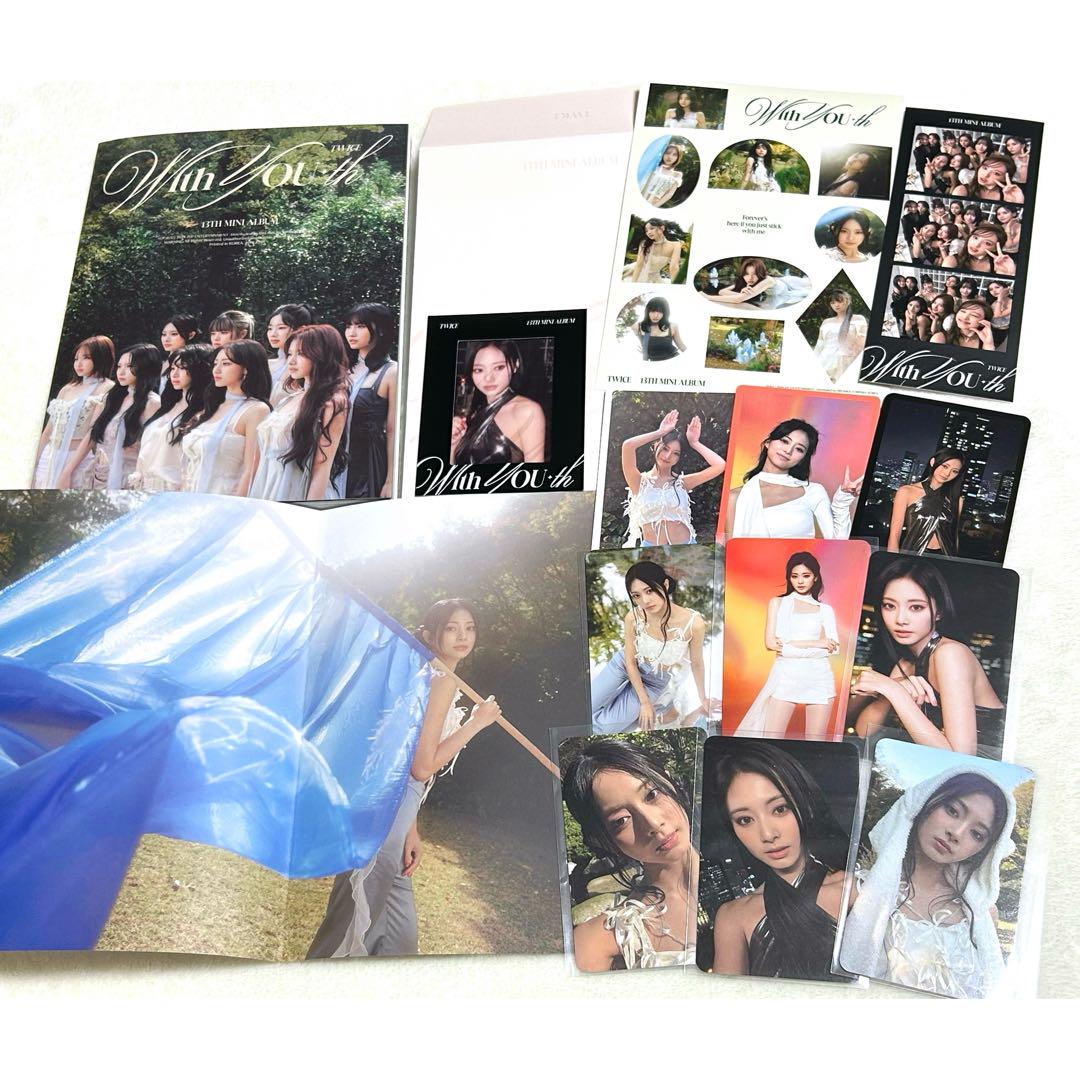 

[USED] Tzuyu With YOU-th set TWICE trading card CD photo card
