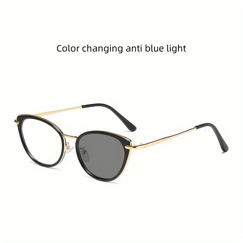 Trendy Blue Light Blocking Glasses Stylish Round Square Frame Designer Eyewear For Office Study Night Driving Filter Glasses