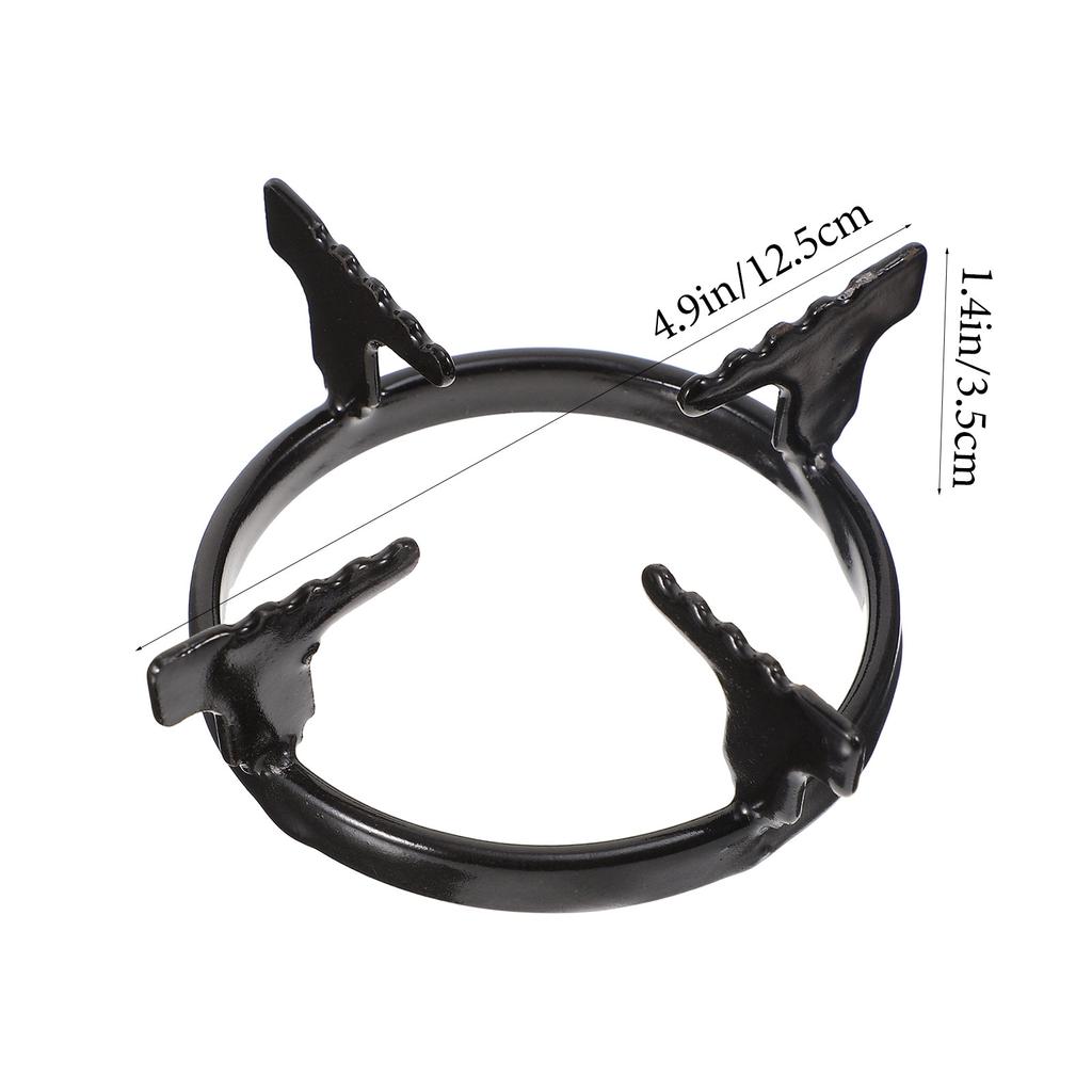 Pot Cage Gas Stove Cooker Rack Wok Milk Holder Work On Burner Round Coffee