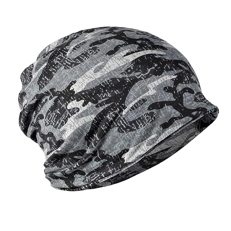 

[Buzz selection] knit hat hat cap neck warmer camouflage military brushed lining autumn/winter men s CAP755 (Gray brushed lining)