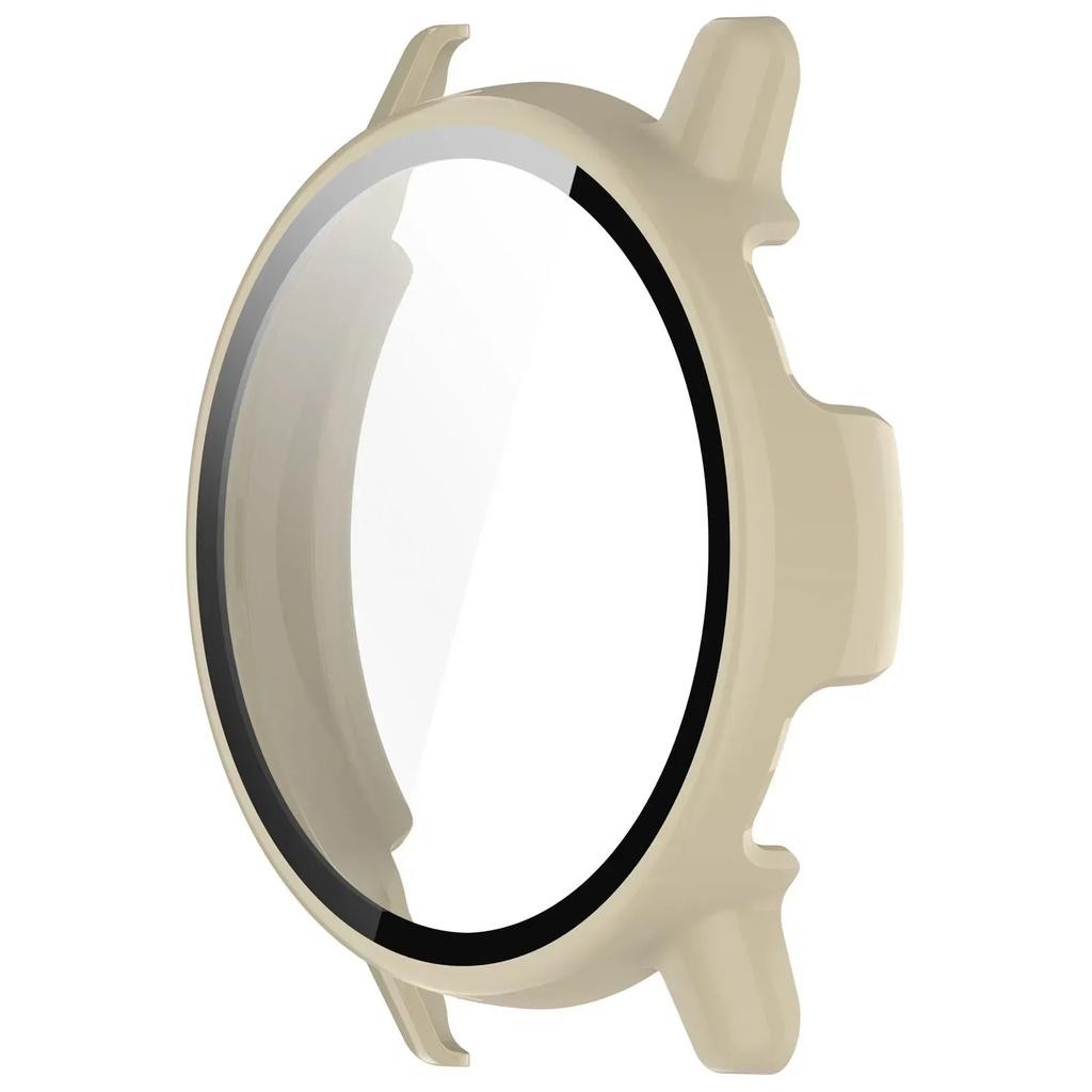 Nové tvrzené sklo+PC pouzdro pro Garmin Vivoactive 5 Ochranné pouzdro proti poškrábání displeje pro Garmin Active 5