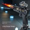 New Electric Water Gun With Light Sprays Flame Effect Continuously High-pressure Powerful Outdoor Water Gun Toys Wasserpistole