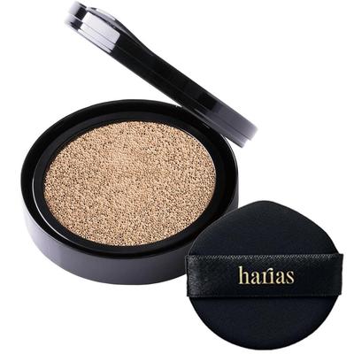 HARIAS Cushion Foundation with a and Popular Ranking (Official) SPF50+ Niacinamide, Quasi-drug, Serum, Foundation, (Amber Refill)
