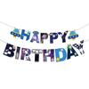 Space Astronaut Birthday Party Decoration Tableware Tablecloth Cup Plate Napkins Banner Backdrop Gift Bag Party Supplies Favors