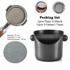 1 pz Contenitore per scarti di caffè ammortizzante per barista, Contenitore per scarti di caffè espresso, Antiscivolo, Contenitore per scarti di caffè macinato