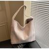 Lazy wind bag women's large-capacity new versatile shoulder bag casual college student class tote bag