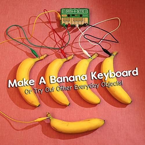MicroKits Synth-a-Sette | Pocket-Sized Synth Set | Analog Synthesizer | Music Gadget | Banana-Powered Electronic Instrument Kit