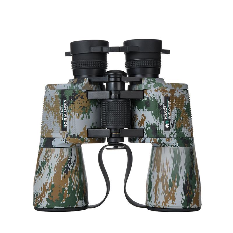 

Кольоровий телескоп YUKO15X50 високої чіткості, потужний, великий окуляр, слабке освітлення, нічне бачення, телескоп для альпінізму та спостереження за зірками на відкритому повітрі 15X50