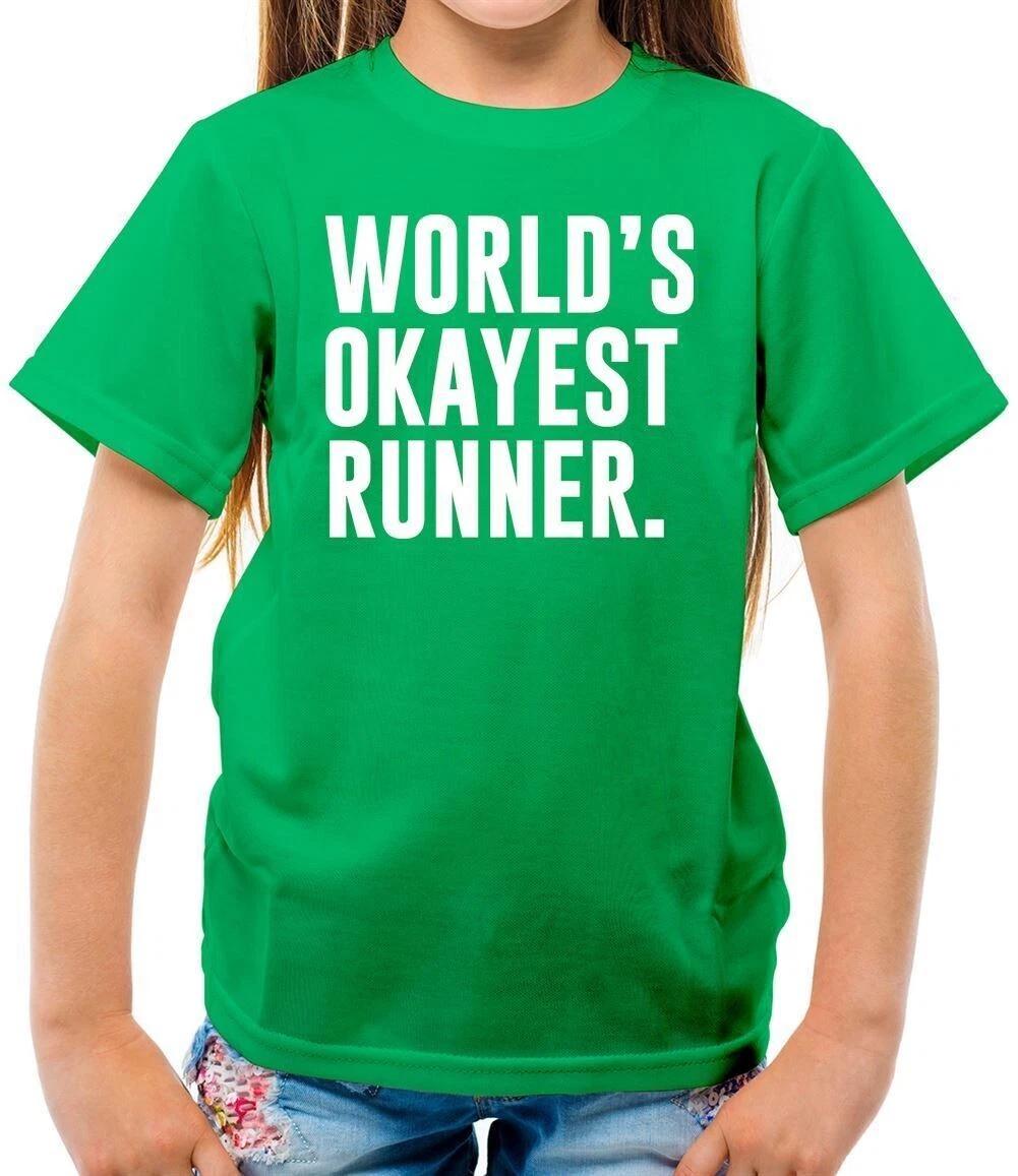 Worldwide Okayest Runner - Kids - Running Run 10K 5K Marathon Half 130