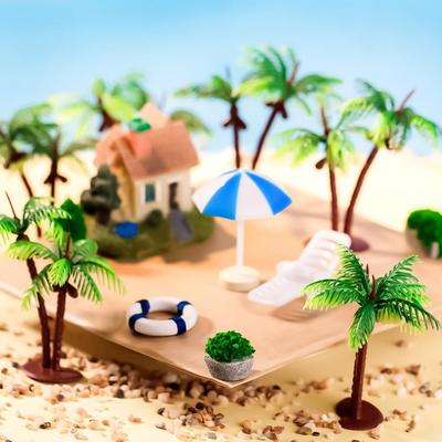 Small Decor Statues for DIY Miniature Landscape & Terrarium 4PCS