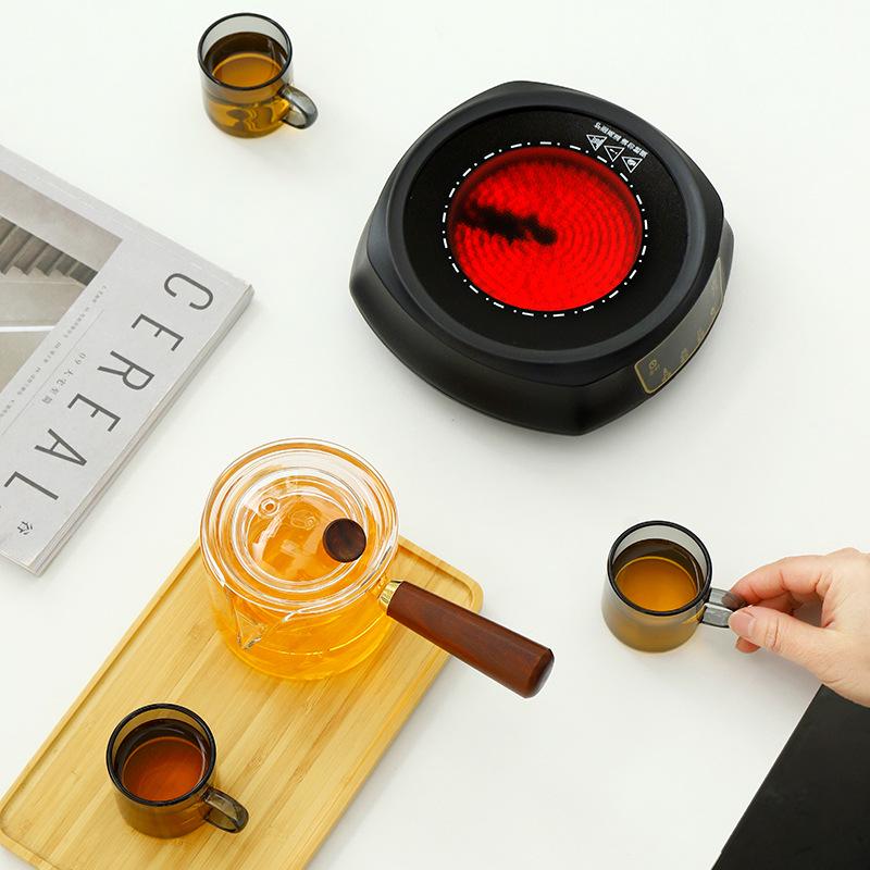 Smart Electric Ceramic Tea Brewer - Compact Kettle for Brewing, Steaming, and Boiling Tea