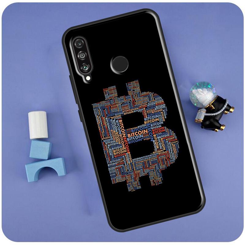 Bitcoin BTC For Huawei Nova Y70 Y91 Y90 Y60 Y61 Y72 Y73 3i 7i 8i 11i 12i 9 10 SE P20 P30 P40 Lite Case