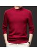 Men's 2025 Autumn/Winter Knitwear: Velvet-Lined, High Collar Sweater